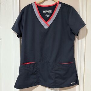 Grey's Anatomy Scrub Top Size Medium